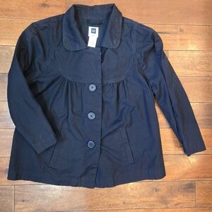 GAP Navy Blue Pea Coat Womens Small